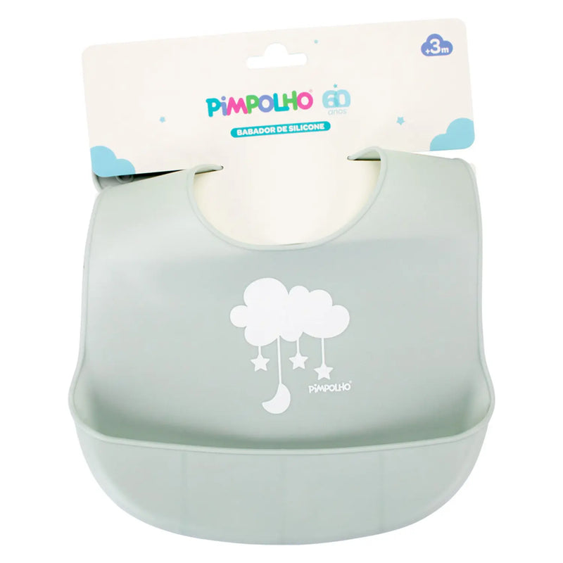 Babador Pimpolho De Silicone Nuvem
