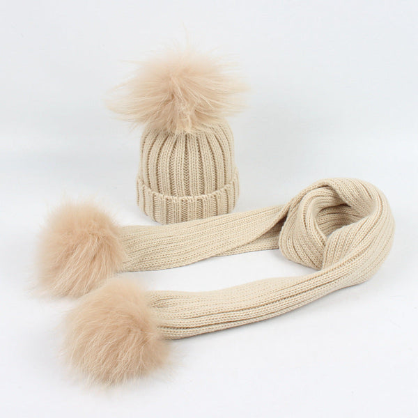 Kit Infantil  Inverno Gorro + Cachecol