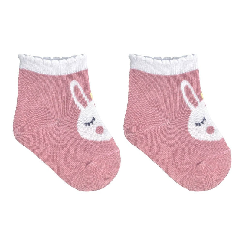 Meia Colorida Pimpolho Feminino Coelho