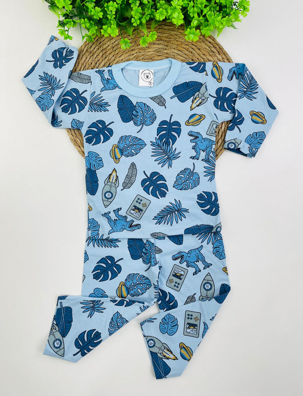Pijama Manga Longa Mafessoni Folhas