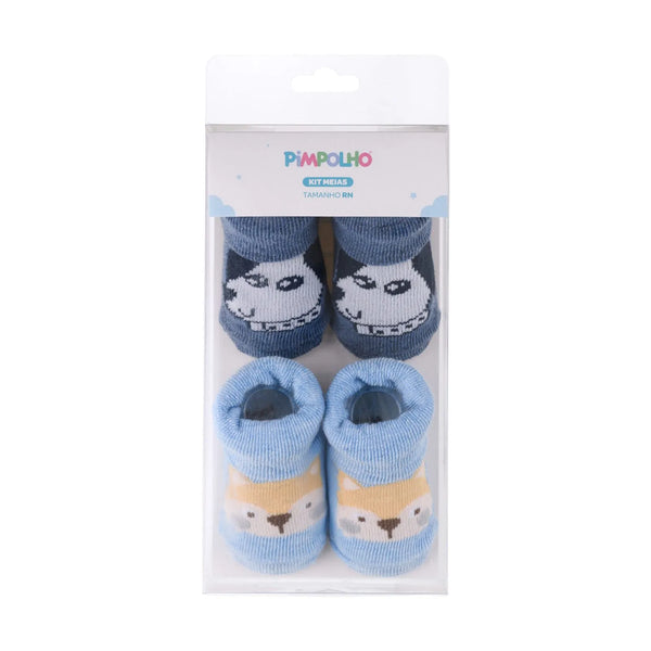 Kit Meia Masculina Pimpolho Rn Com 2 Pares