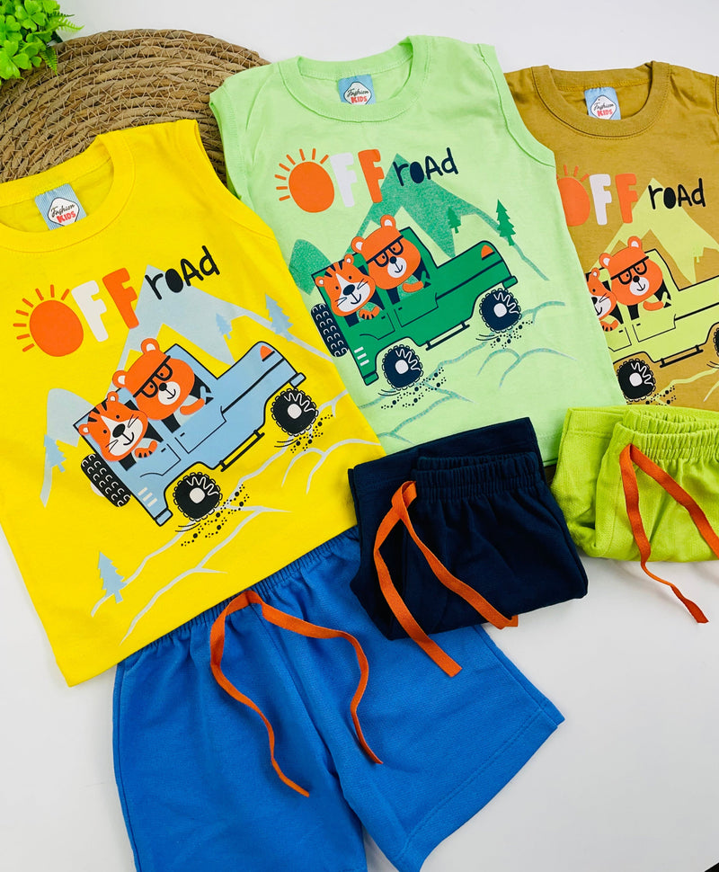 Conjunto Masculino Fashion Kids Off Road