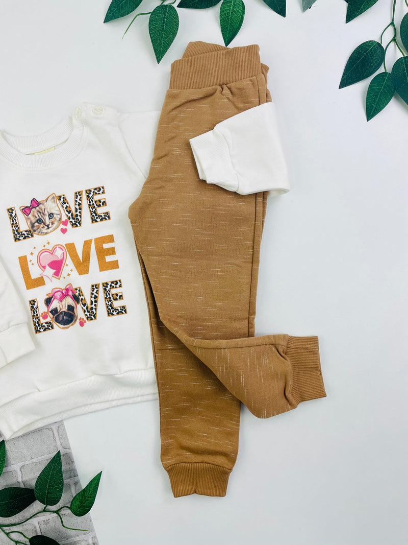 Conjunto Have Fun Love Moletom