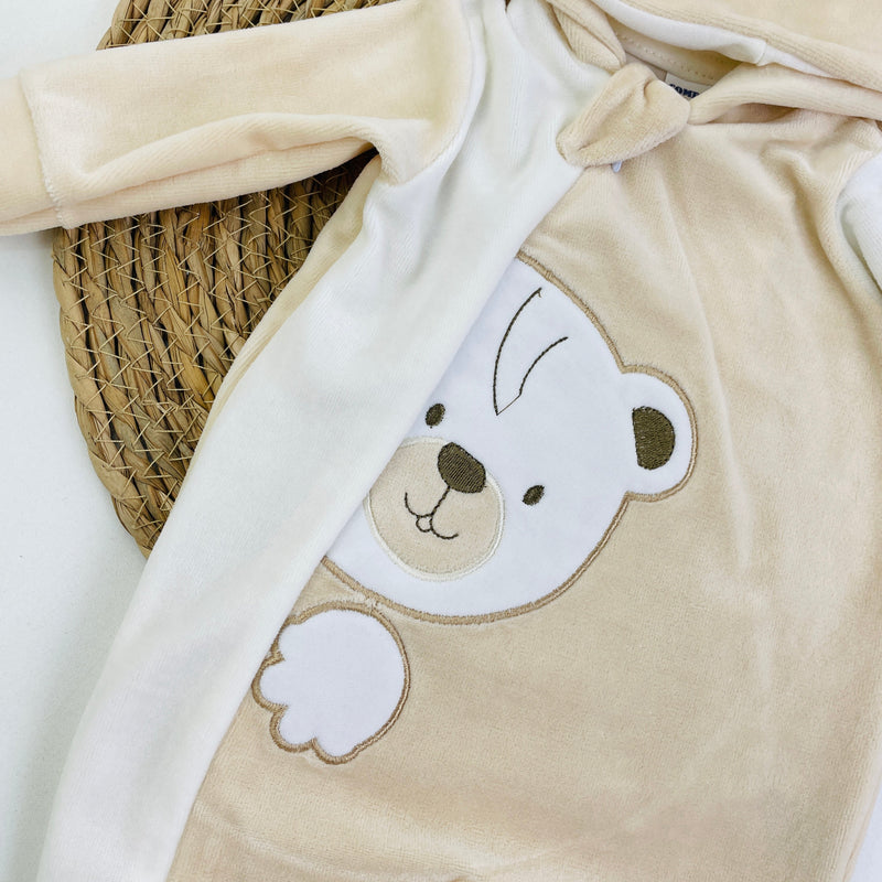 Macacão Longo Curioso Urso Plush