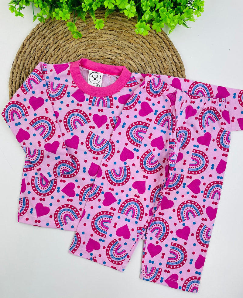 Pijama Manga Longa Mafessoni Arco Íris