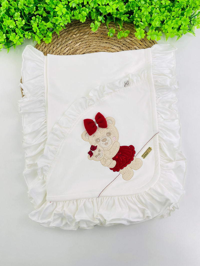 Saida De Maternidade Pipoquinhas Baby Ursa 4 Peças