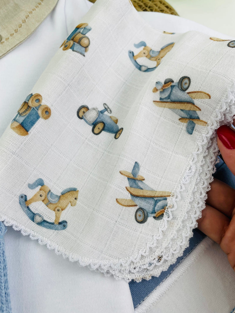 Saída De Maternidade Pipoquinhas Baby Cavalinho 5 Peças