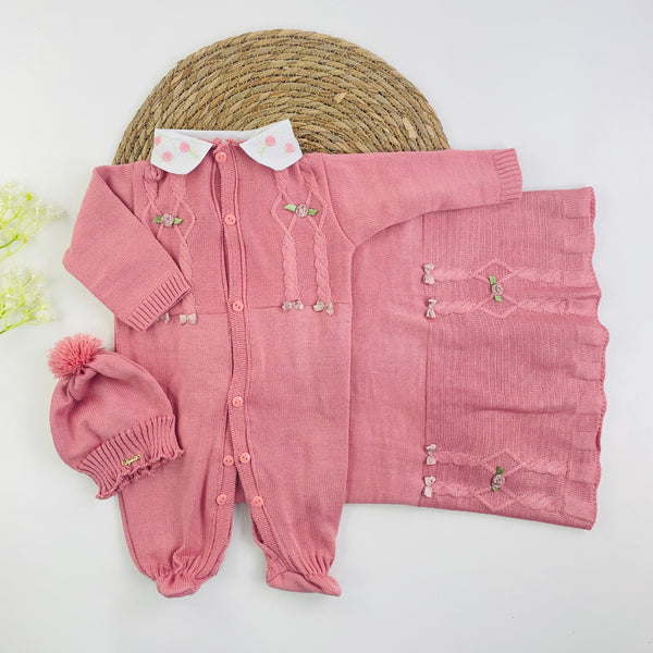 Saida De Maternidade Djiele Tricot Tranca 3 Peças