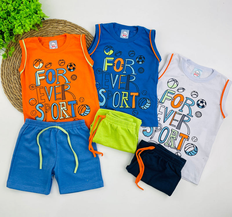 Conjunto Masculino Fashion Kids Forever Sport