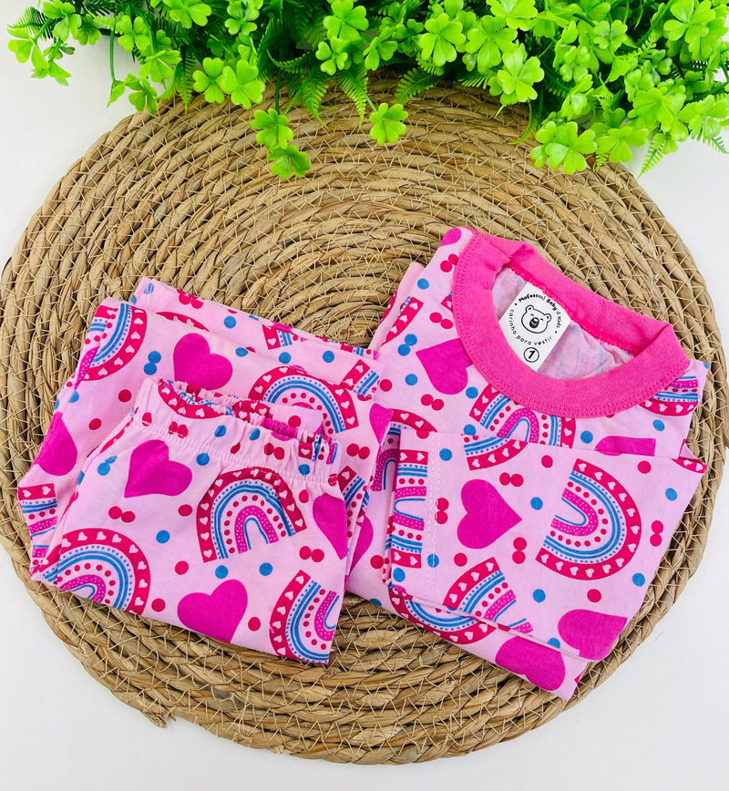 Pijama Manga Longa Mafessoni Arco Íris
