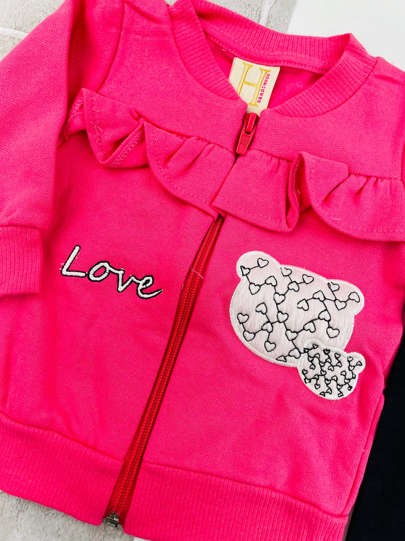Conjunto Feminino Hrradinhos Love Bordado