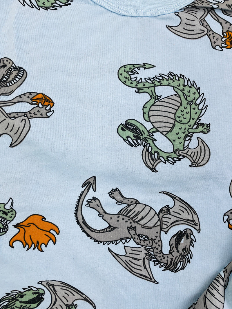 Pijama Meia Manga Mafessoni Dragão