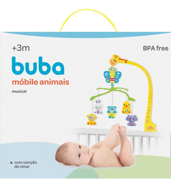 Mobile Musical Buba Animais +3 Meses
