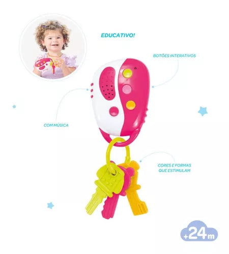 Chaveiro Musical Pimpolho Para Bebe  +24M