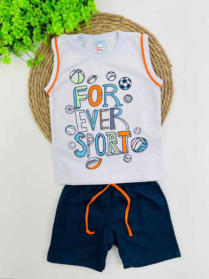 Conjunto Masculino Fashion Kids Forever Sport
