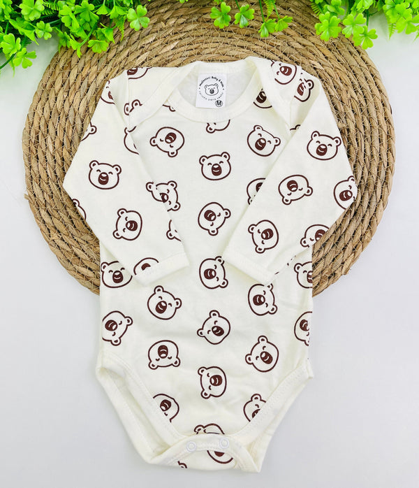 Body Manga Longa Mafessoni Urso Off White