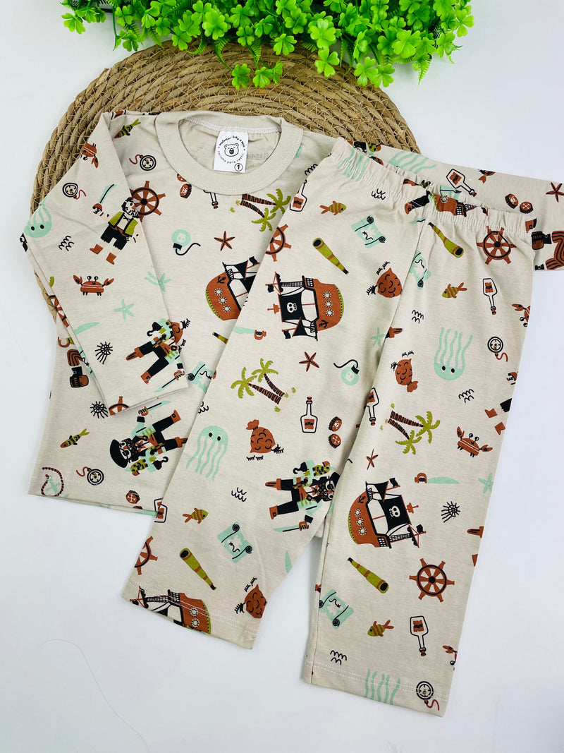 Pijama Manga Longa Mafessoni Pirata