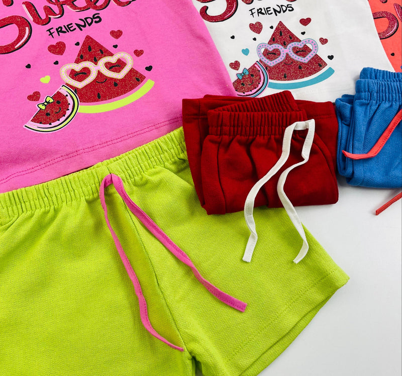 Conjunto Feminino Fashion Kids Sweet Friends