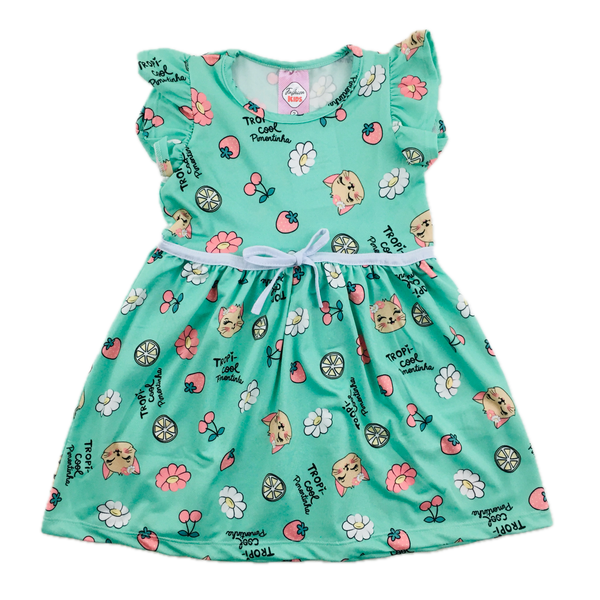 Vestido Fashion Kids Tropicool Pimentinha