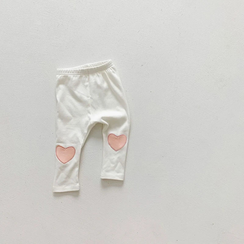 Calça Legging Infantil Feminina Coraçãozinho