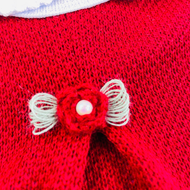 Saida De Maternidade Sanches Baby Florzinha Em Tricot 7 Peças