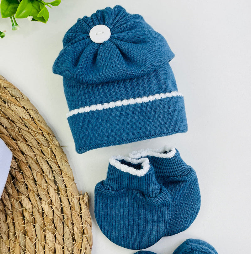 Saida De Maternidade Sanches Baby Trama Em Tricot 7 Peças