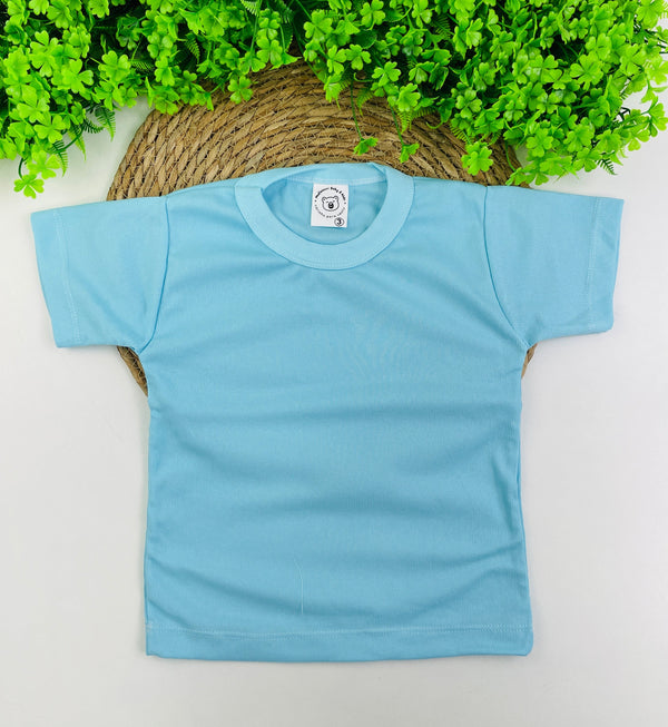 Camiseta Meia Manga Mafessoni Canelada Azul