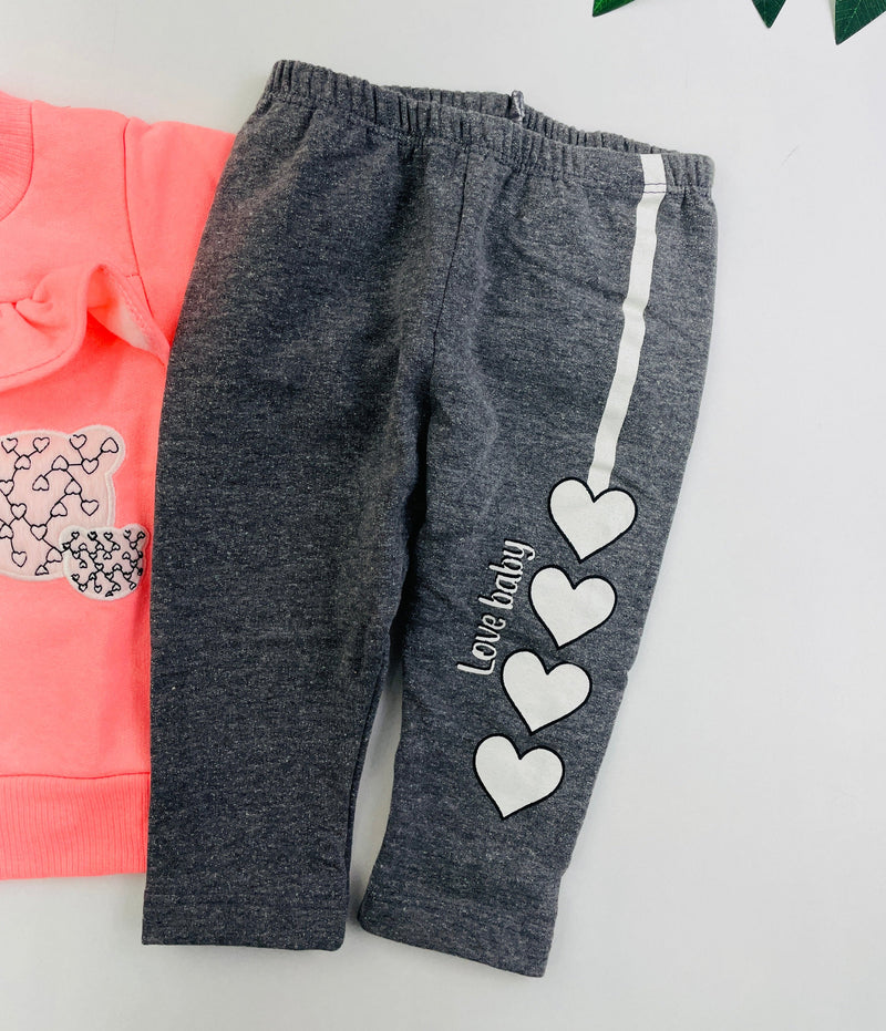Conjunto Feminino Hrradinhos Love Bordado