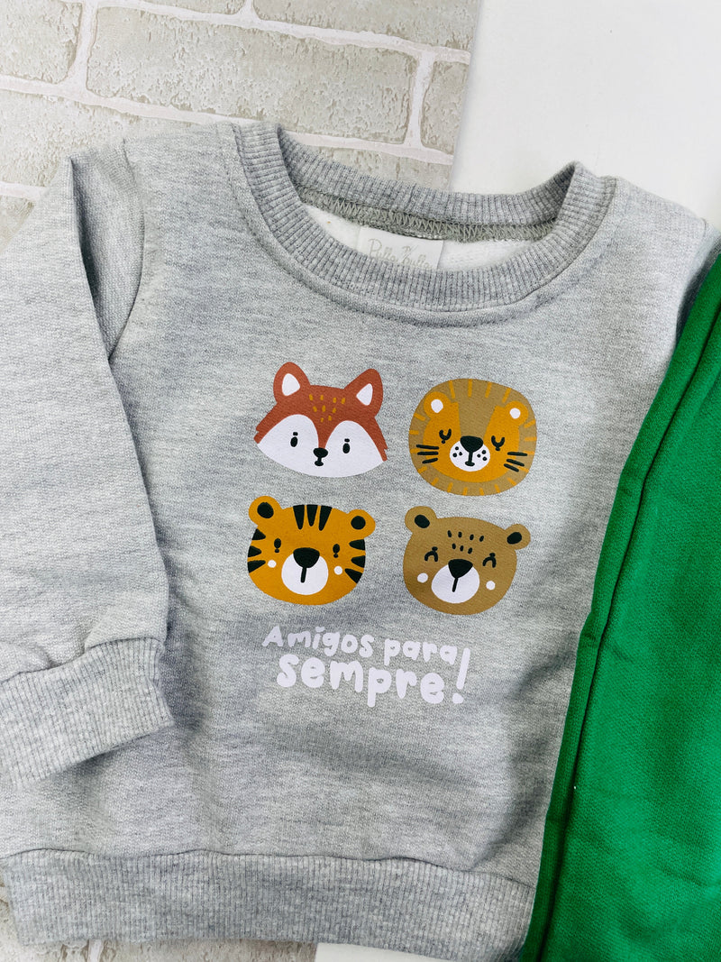 Conjunto Pulla Bulla Amigos Para Sempre