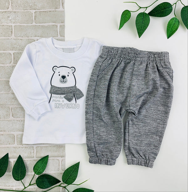 Conjunto Pulla Bulla Pronto Para O Inverno
