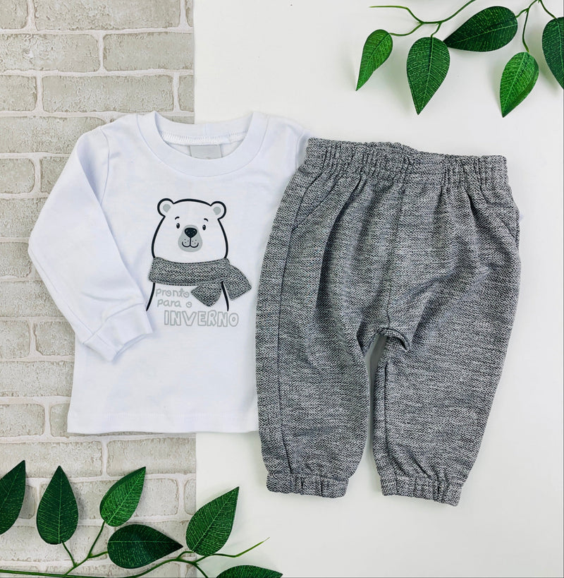 Conjunto Pulla Bulla Pronto Para O Inverno