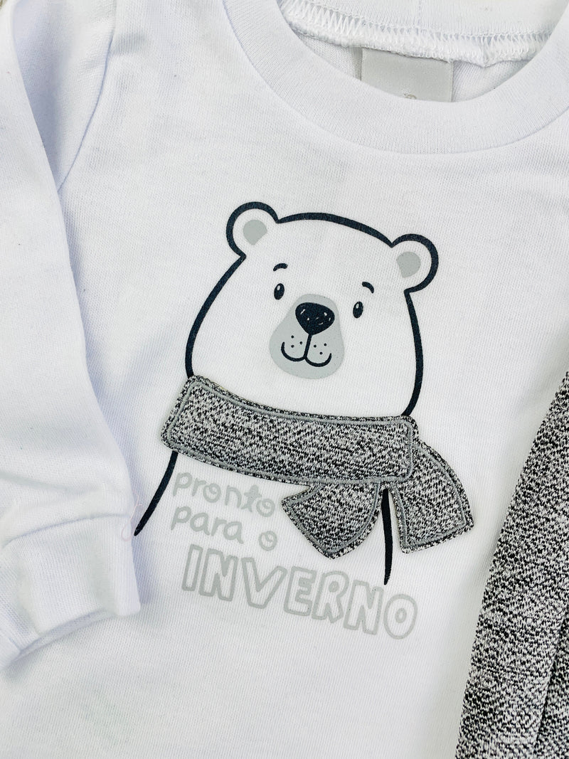 Conjunto Pulla Bulla Pronto Para O Inverno