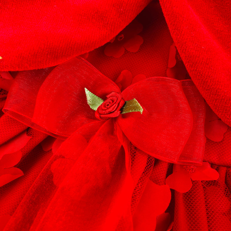 Vestido Djiele Flor 3D Com Casaco
