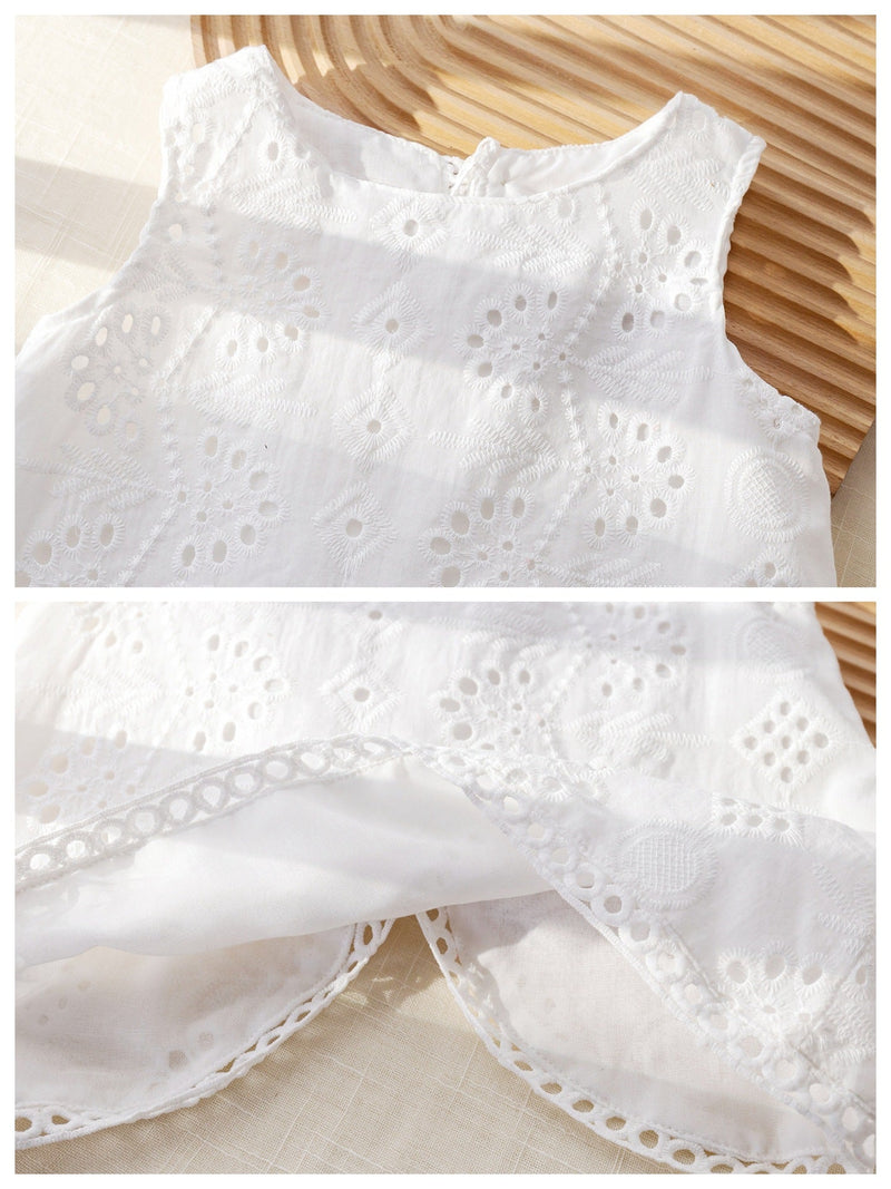 Conjunto Infantil Feminino Rendado