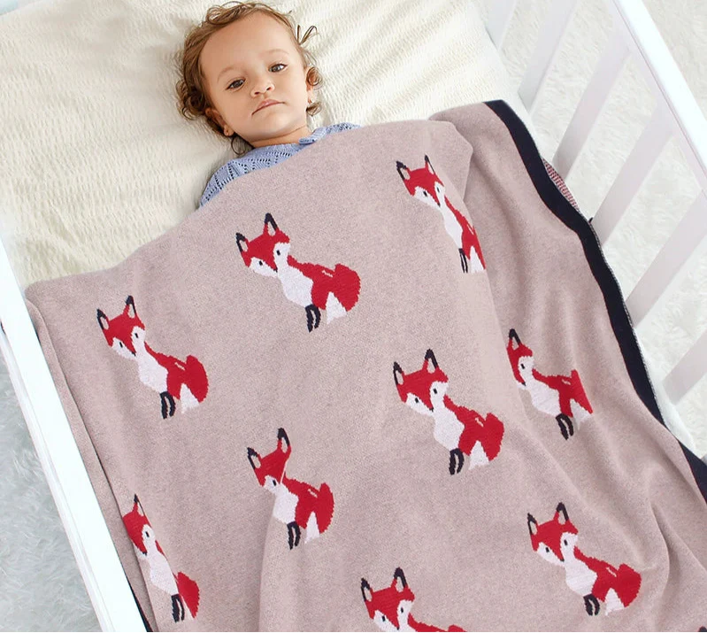 Manta Infantil Raposinhas