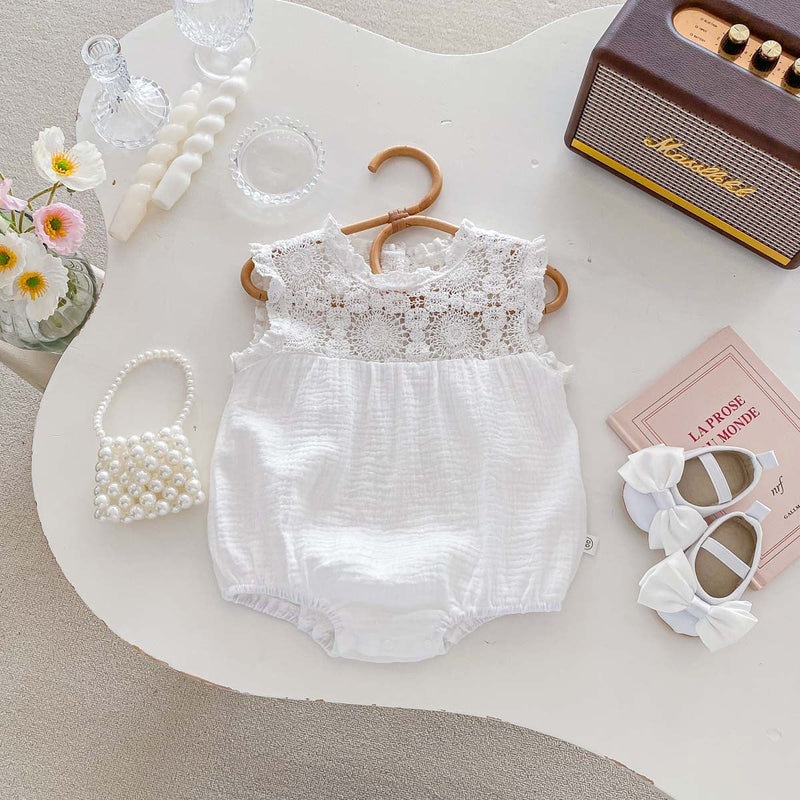 Body Infantil Feminino com Rendinha