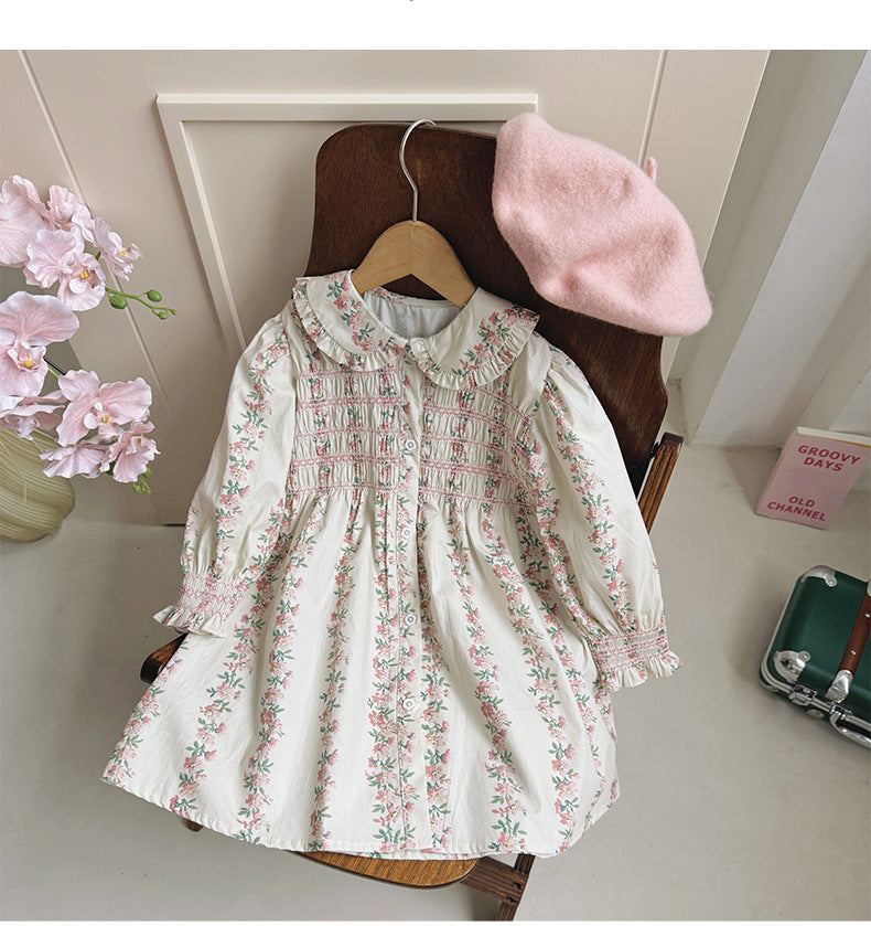 Vestido Infantil Floral Golinha