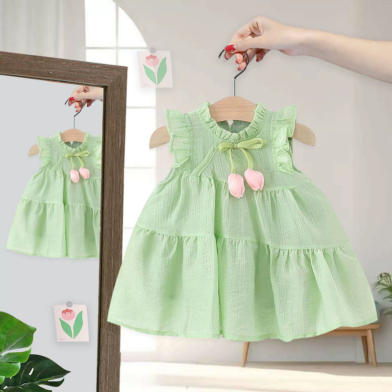 Vestido Infantil Verão Florzinhas