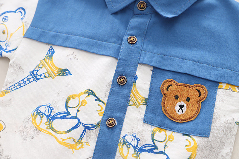 Conjunto Infantil Ursinho e Jeans