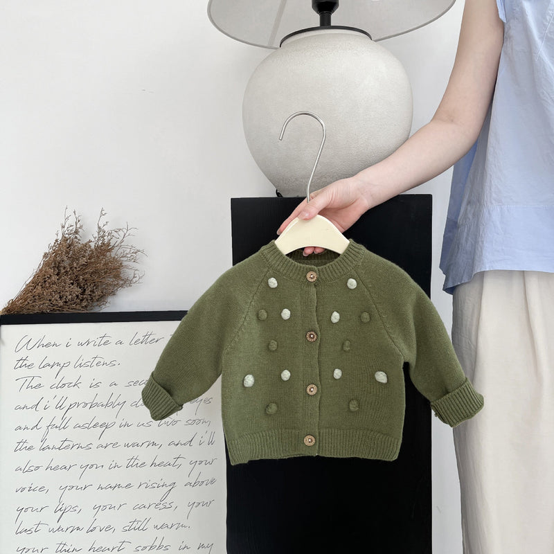 Conjunto Infantil Verde Bolinhas