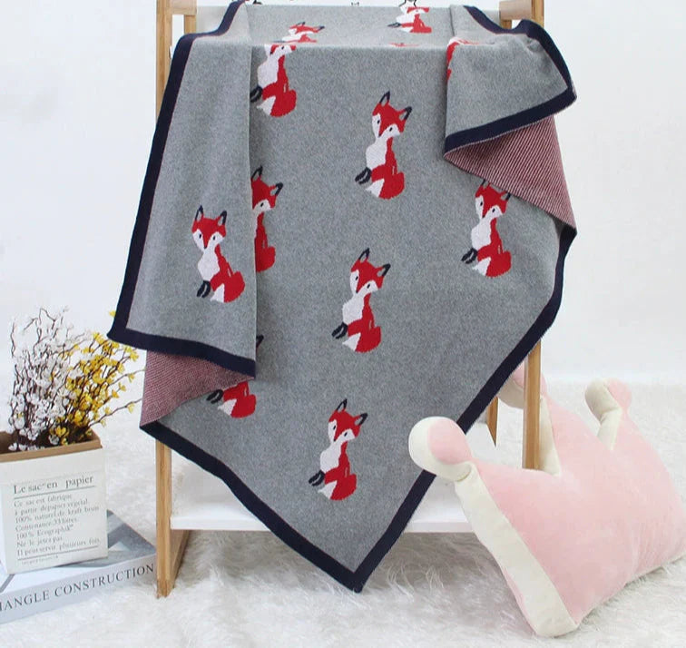 Manta Infantil Raposinhas