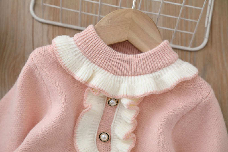 Vestido Infantil Tricô Lacinhos