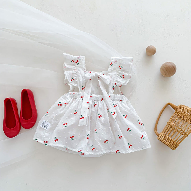 Vestido Infantil Cerejinha