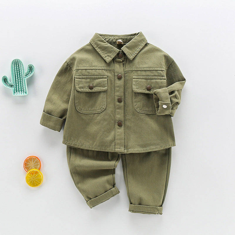 Conjunto Infantil Masculino Jeans Bolsinhos