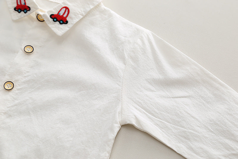 Conjunto Infantil Masculino 3 Peças Ursinho e Carrinho
