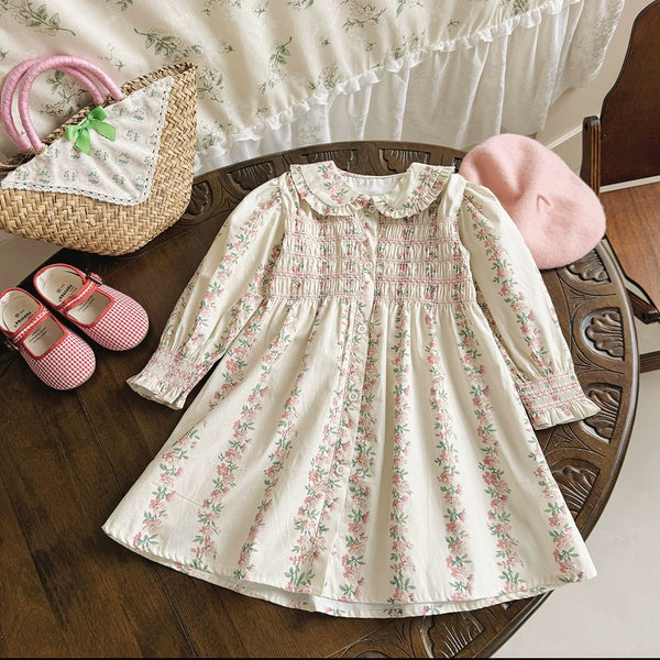 Vestido Infantil Floral Golinha