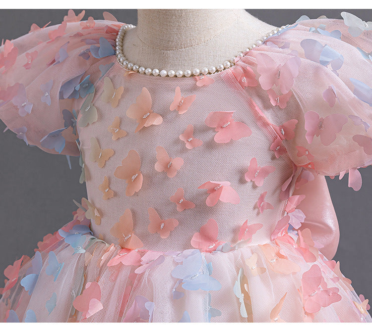 Vestido Infantil de Festa Borboletinhas