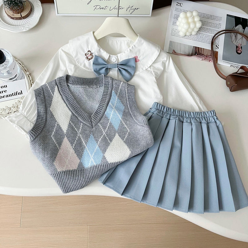 Conjunto Infantil Feminino 3 Peças Térninho