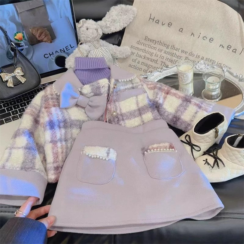 Conjunto Infantil Inverno Lacinhos