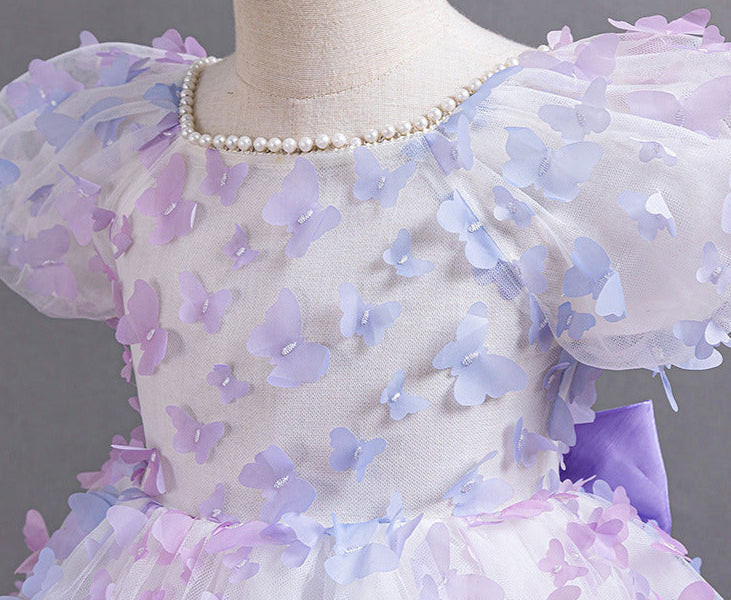 Vestido Infantil de Festa Borboletinhas